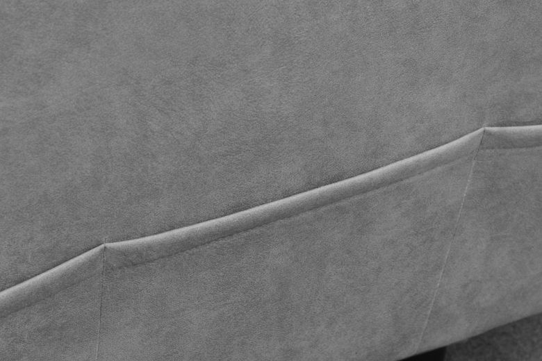 Τριθέσιος καναπές - Mela grey (Συρόμενο με κουτί αποθήκευσης)