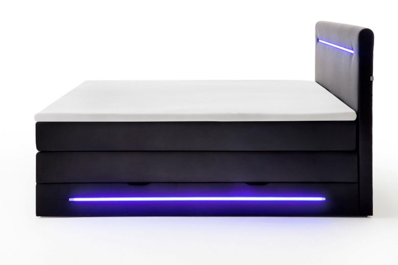 Boxspring bed 180x200 - Lumo (With storage box)