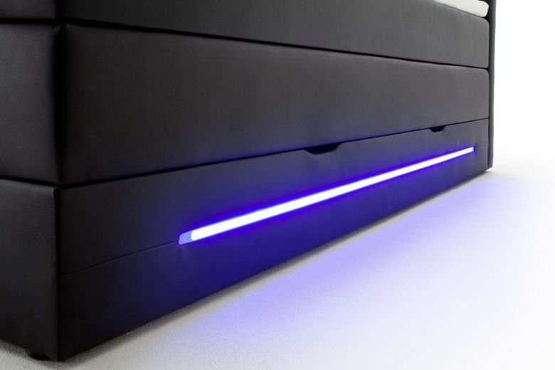 Boxspring bed 180x200 - Lumo (With storage box)