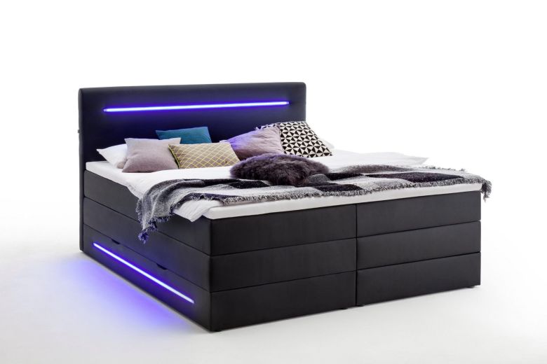 Boxspring bed 180x200 - Lumo (With storage box)