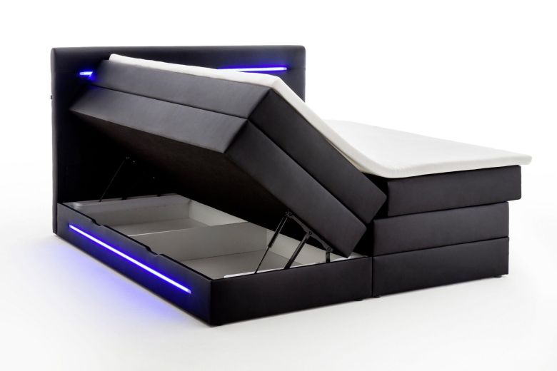 Boxspring bed 180x200 - Lumo (With storage box)