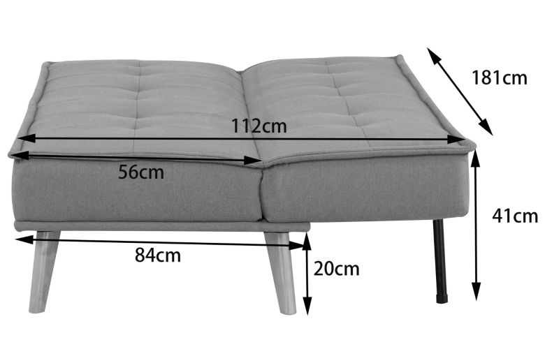 3-местный диван - Mendota (Pаскладной)