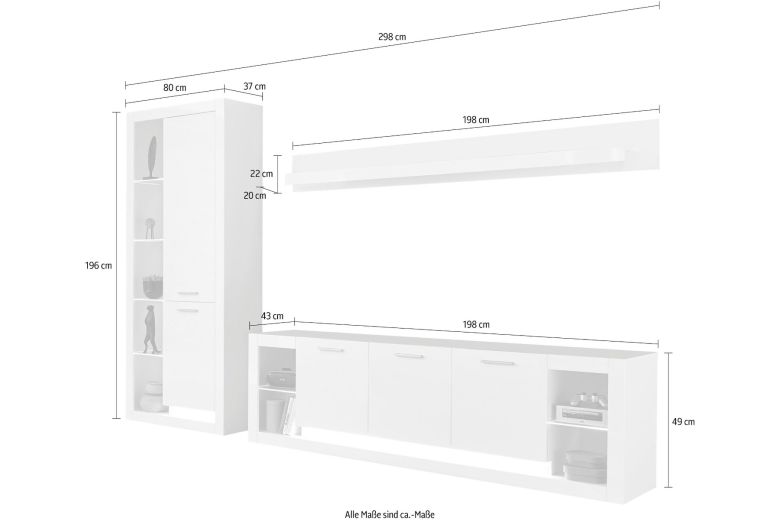 Wall unit - Meran