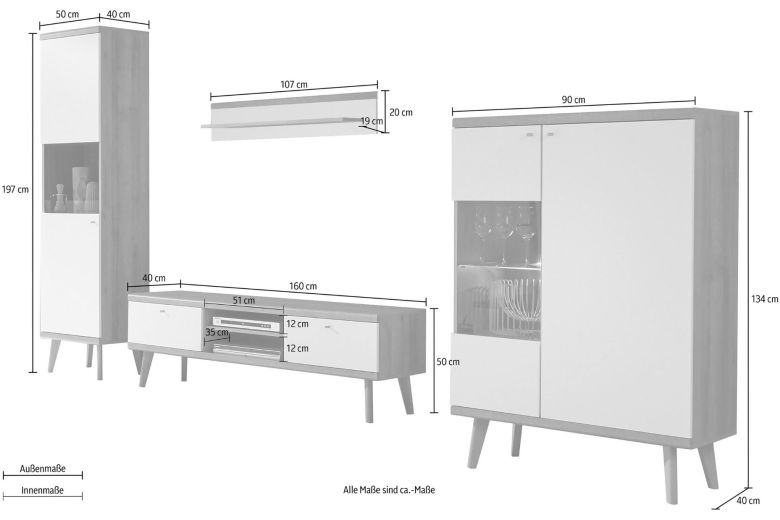 Wall unit - Merle