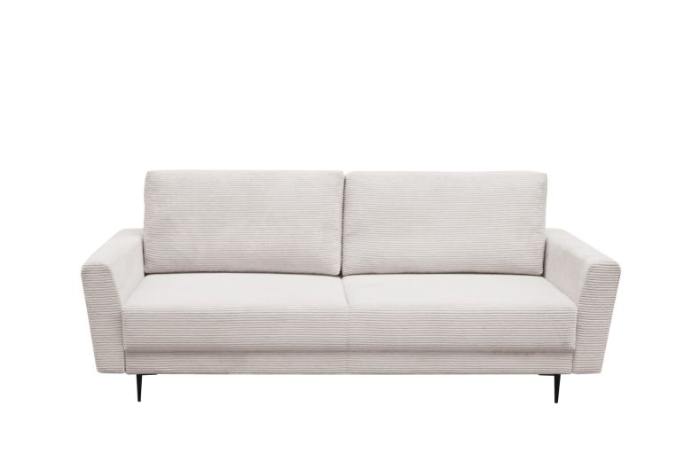 Τριθέσιος καναπές - Mona grey (Συρόμενο με κουτί αποθήκευσης)