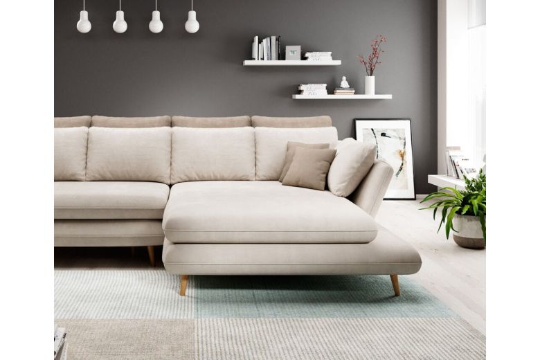 Corner sofa - Monte (Pull-out bed with storage box)