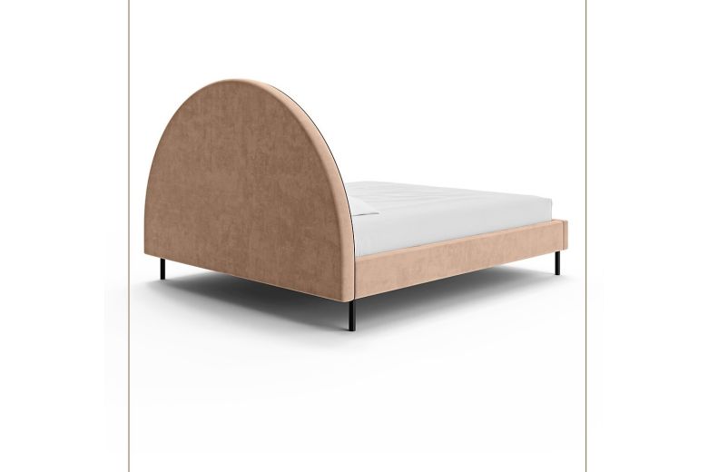 Kровать с обивкой 160x200 - Moon (C ящиком для белья)