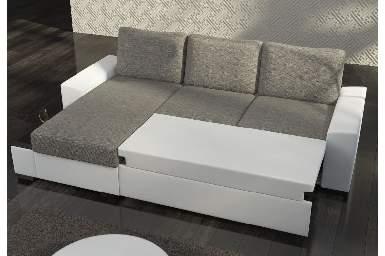Corner sofa - Negro-P (Pull-out with storage box)