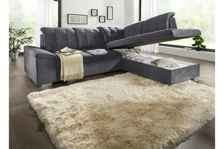 Corner sofa XL - Nebraska (Pull-out with storage box)