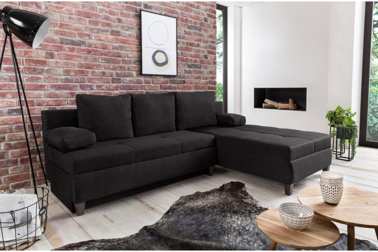 Corner sofa - Marco (Pull-out with storage box)