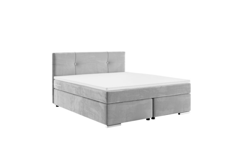 Boxspring bed 160x200 - Nubio (With storage box)