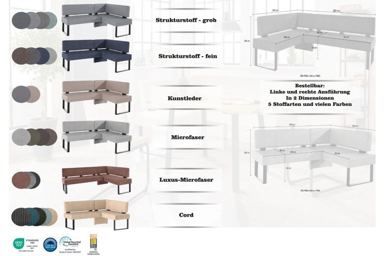 Dining room set - 4-piece dining set Oliver