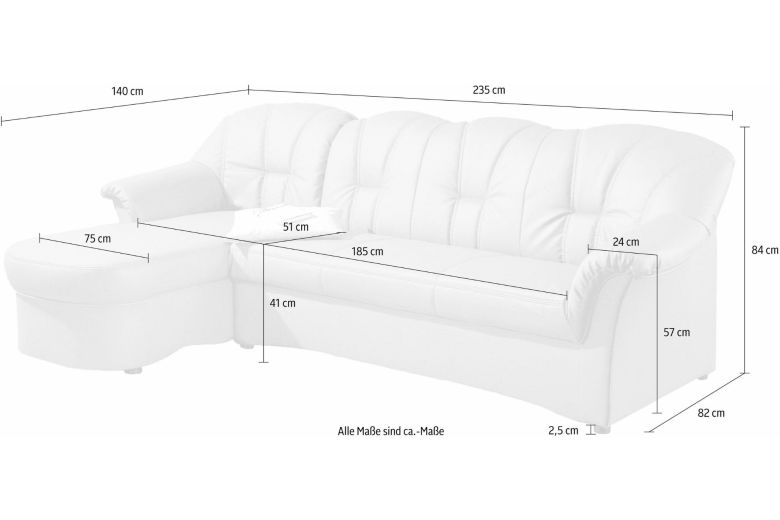 Угловой диван - Papenburg