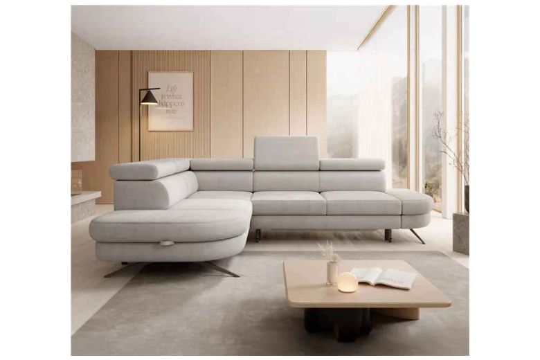 Corner sofa - Otis (Pull-out bed with storage box)