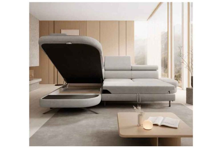 Corner sofa - Otis (Pull-out bed with storage box)