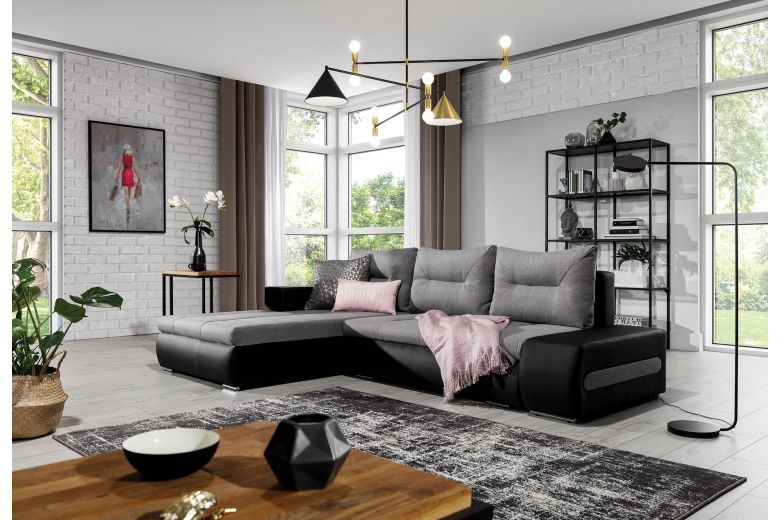 Corner sofa - Ottavio-P (Pull-out with storage box)