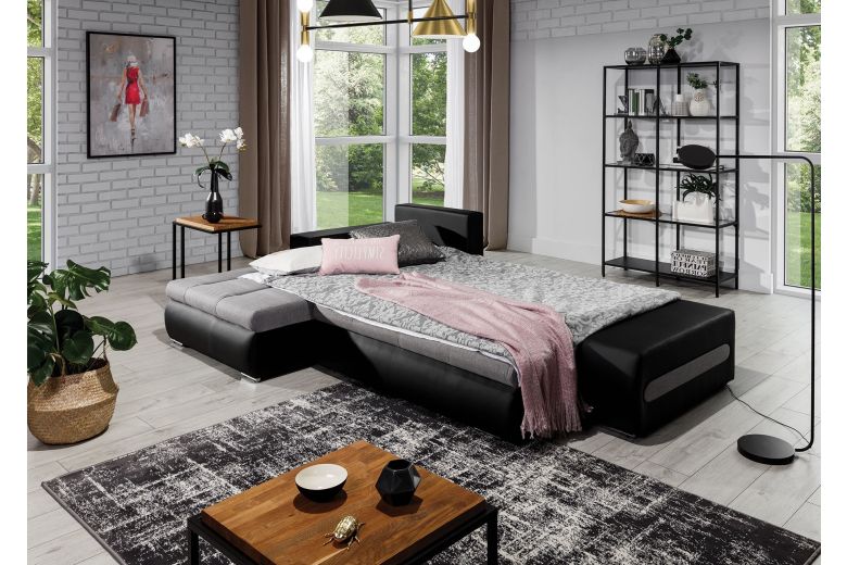 Corner sofa - Ottavio-P (Pull-out with storage box)