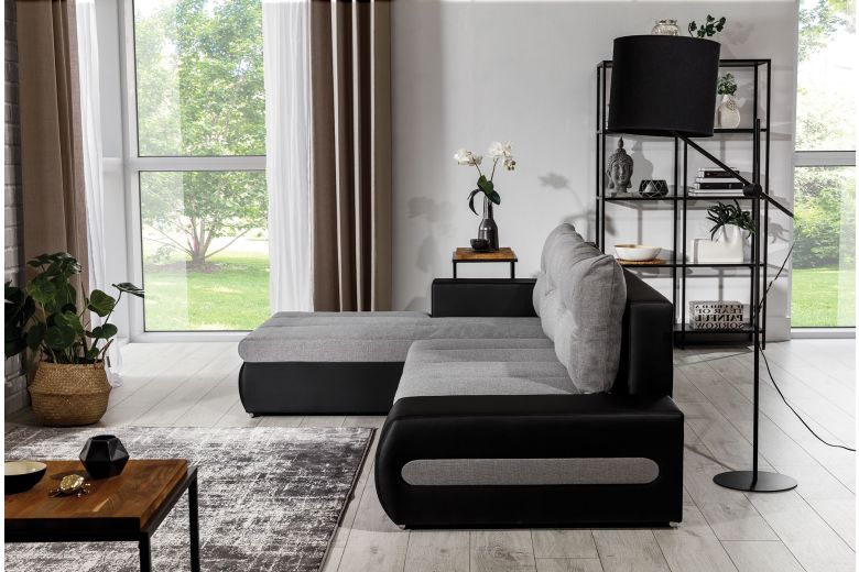 Corner sofa - Ottavio-P (Pull-out with storage box)