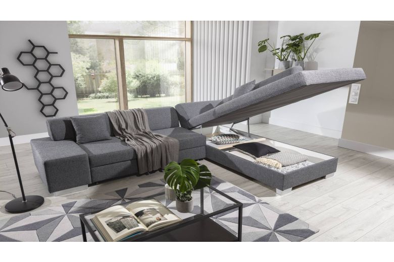 Corner sofa - Porto-P (Pull-out with storage box)