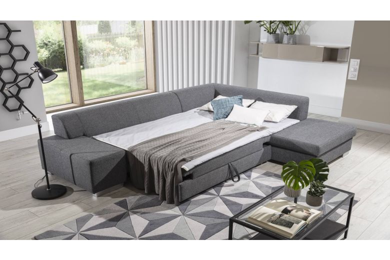 Corner sofa - Porto-P (Pull-out with storage box)