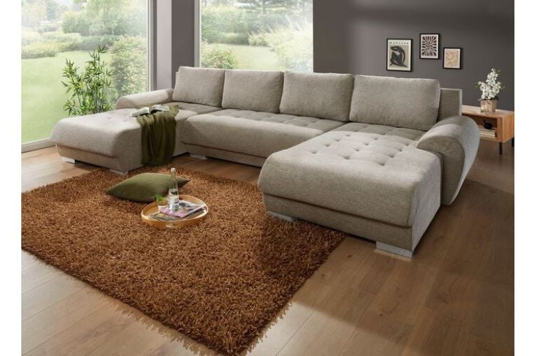 U-образный диван - Pablo (Pаскладной с ящиком для белья)