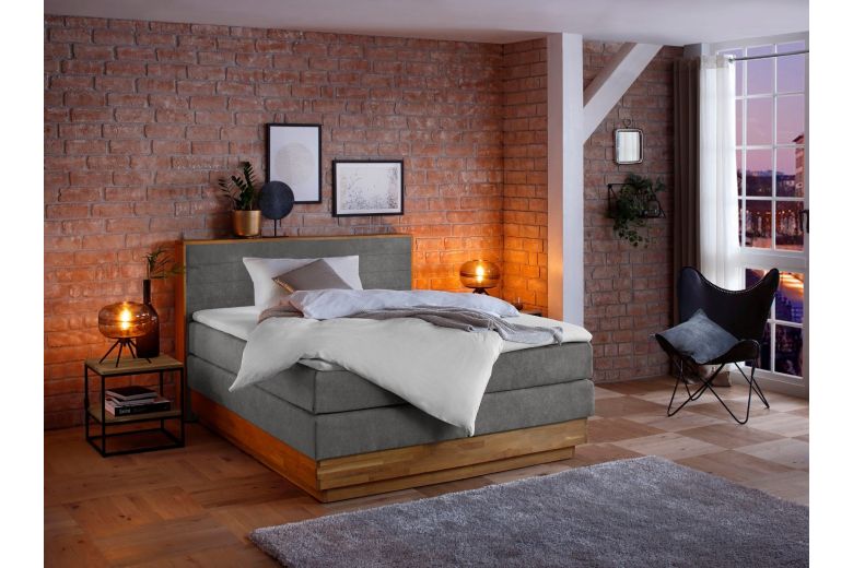 Boxspring bed 200x200 - Cavan (With storage box)