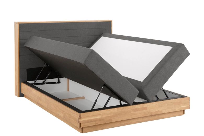 Boxspring bed 200x200 - Cavan (With storage box)