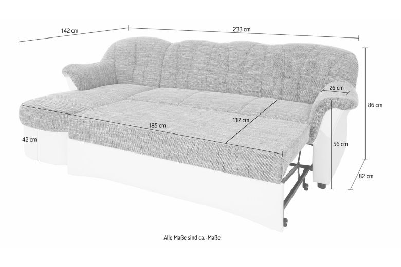 Corner sofa - Flores (Pull-out)