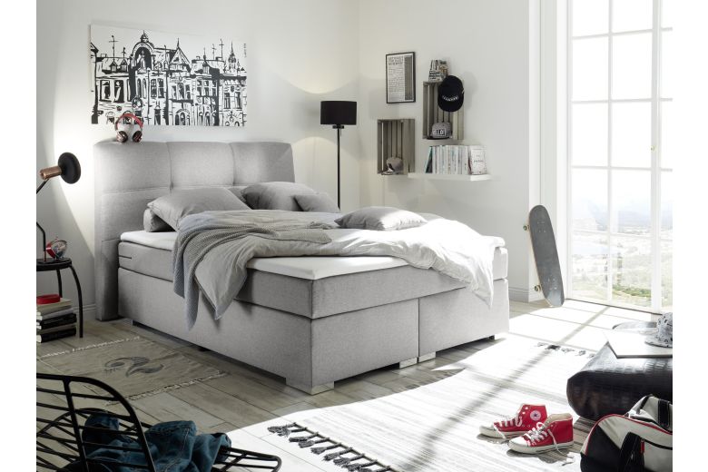 Boxspring bed 180x200 - Pensacola-P (Pull-out with storage box)