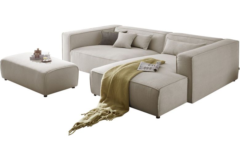 Corner sofa - Piara XXL with footstool
