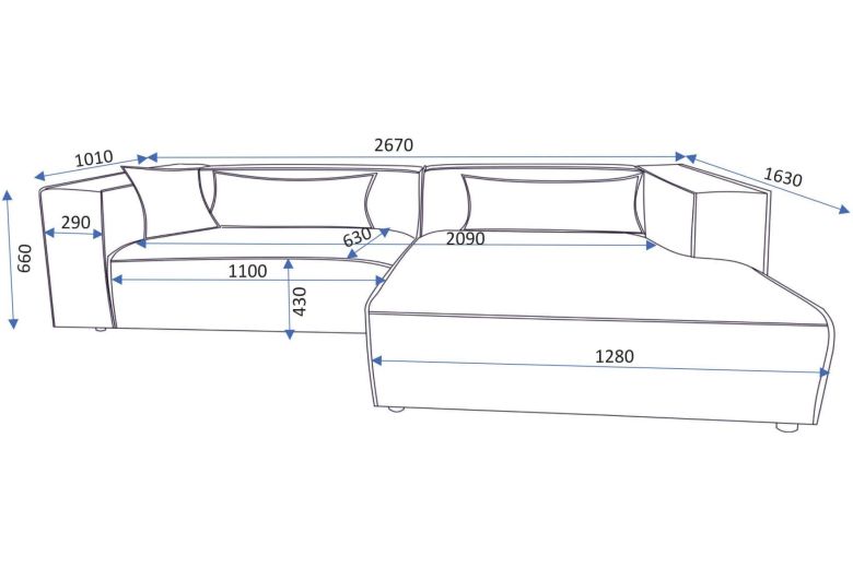 Corner sofa - Piara