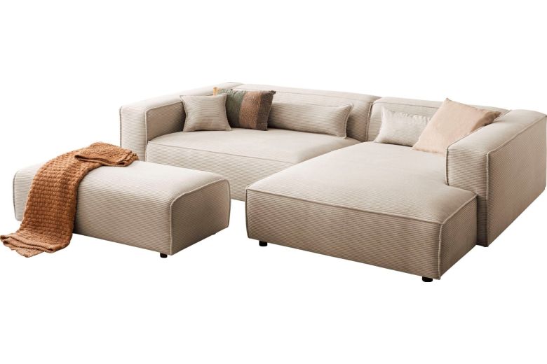 Угловой диван - Piara with footstool