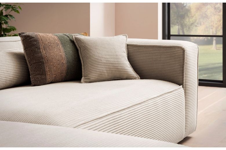 Угловой диван - Piara XXL с пуфом