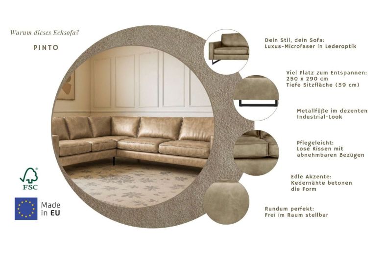 Corner sofa - Pinto