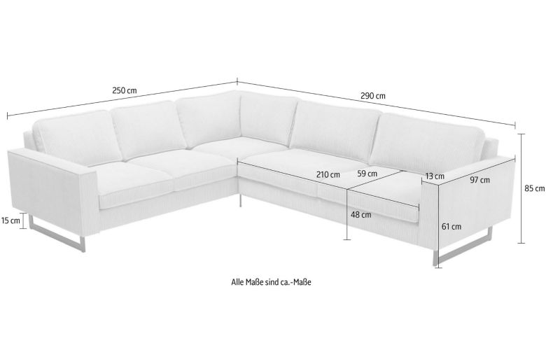 Corner sofa - Pinto