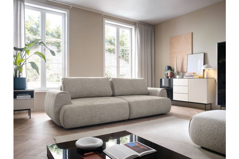 Τριθέσιος καναπές - Pocket moss green (Συρόμενο με κουτί αποθήκευσης)