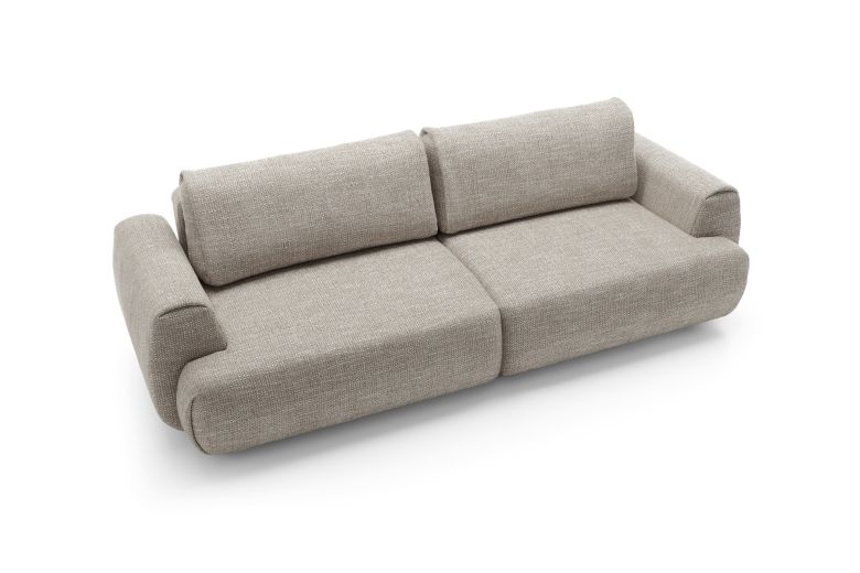 Τριθέσιος καναπές - Pocket moss green (Συρόμενο με κουτί αποθήκευσης)