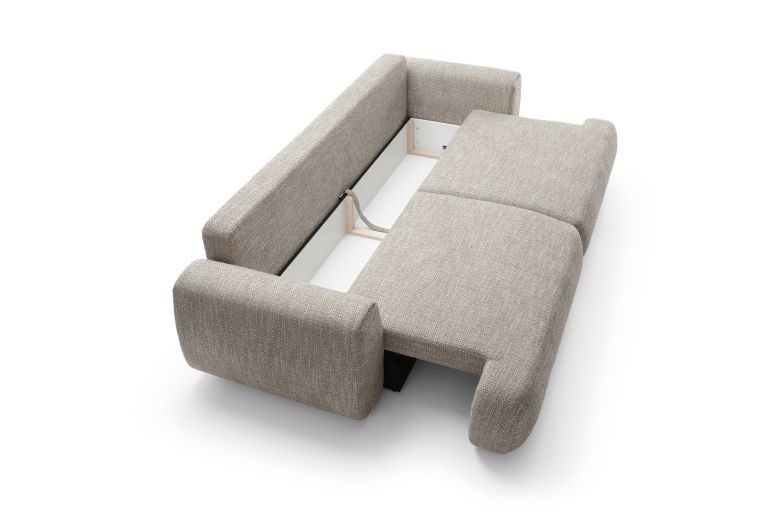 Τριθέσιος καναπές - Pocket moss green (Συρόμενο με κουτί αποθήκευσης)