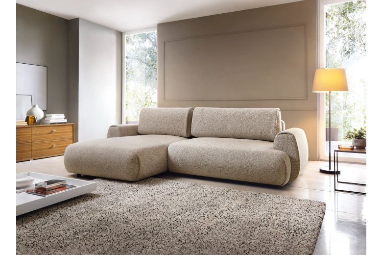 Γωνιακός καναπές - Pocket (Συρόμενο με κουτί αποθήκευσης)