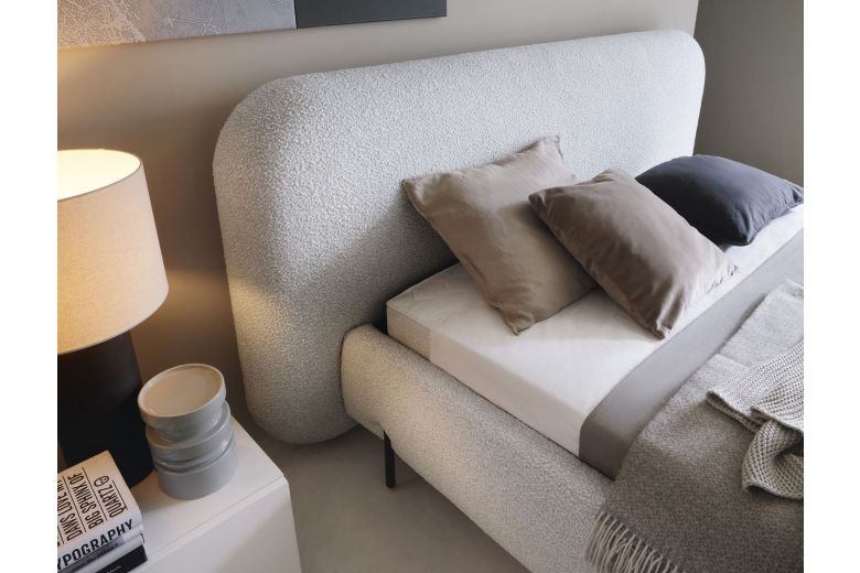 Upholstered bed - Pointt with bed slat (With storage box)