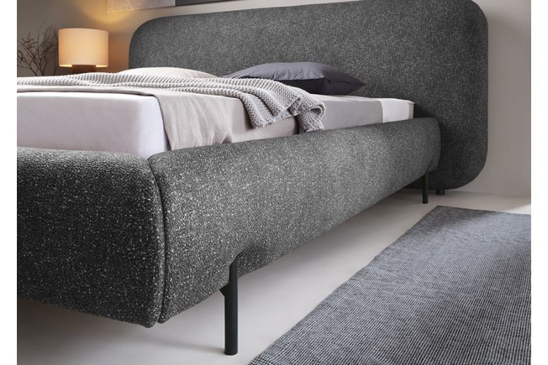 Upholstered bed - Pointt with bed slat (With storage box)