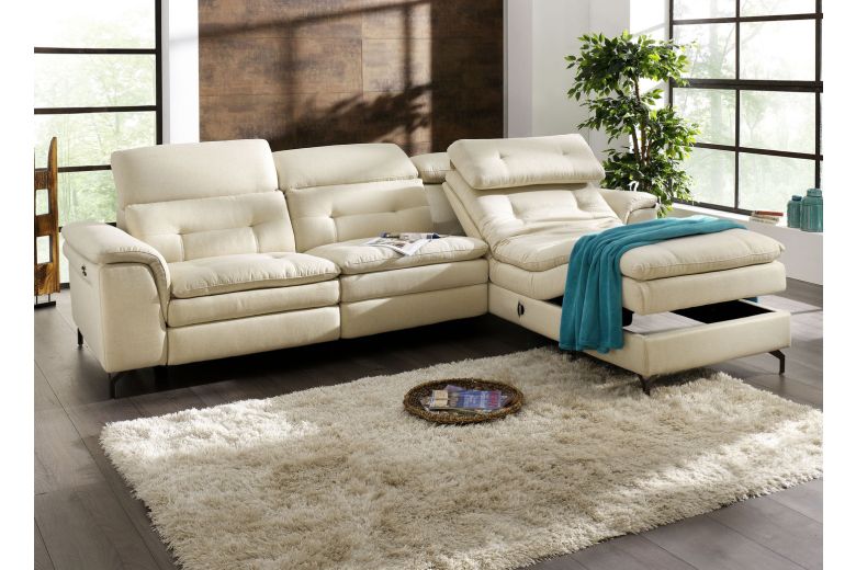 Leather corner sofa - Berlin