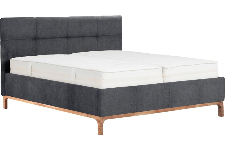 Upholstered bed 180x200 - Noan (With storage box)