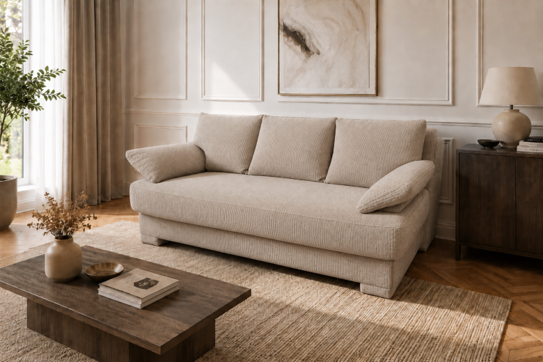 3 seat sofa - Dino (Pull-out bed with storage box)