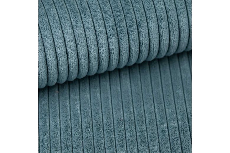 3 seat sofa - Sherwood petrol cord (Pull-out bed with storage box)