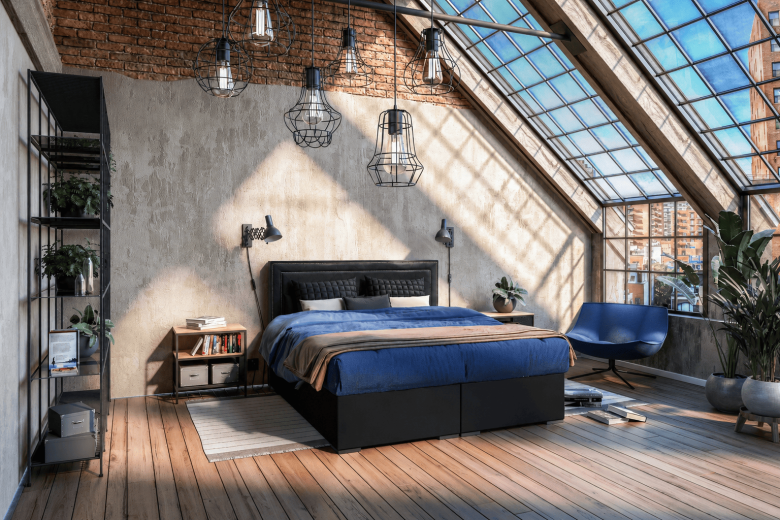 Boxspring bed 180x200 - Quarto (With storage box)