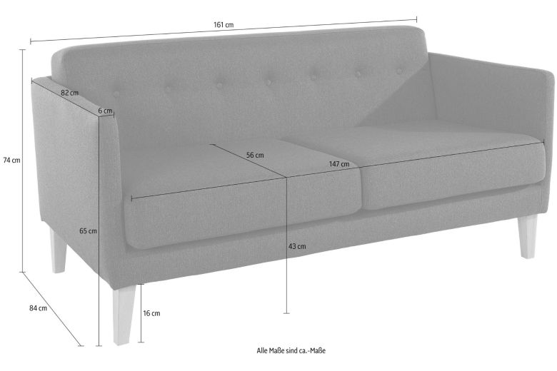 Furniture set 3+2+1 - Raadal