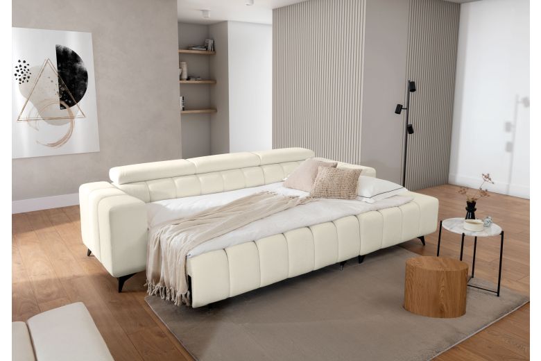 Ragusso-Velūrs - water block-Beige-Recamiere Rechts