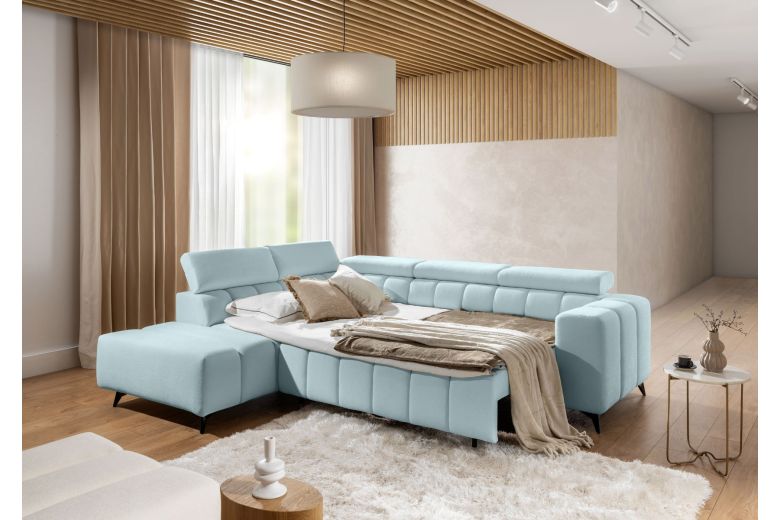 Corner sofa XL - Ragusso (Pull-out bed with storage box)