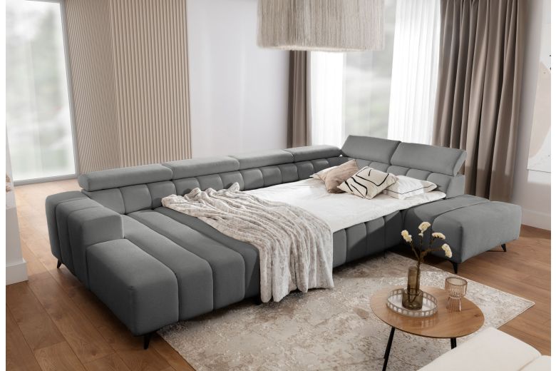 U shape sofa - Ragusso (Pull-out bed with storage box)